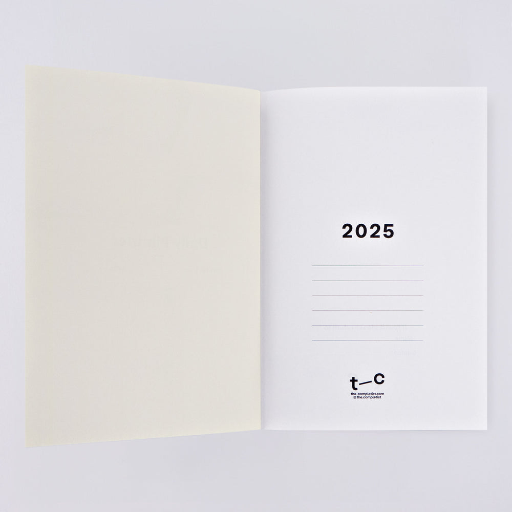 Hinoki 2025 Daily Planner Book