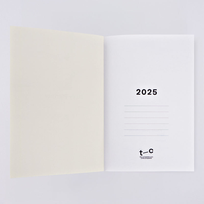 The Completist 2025 Hinoki Daily Planner