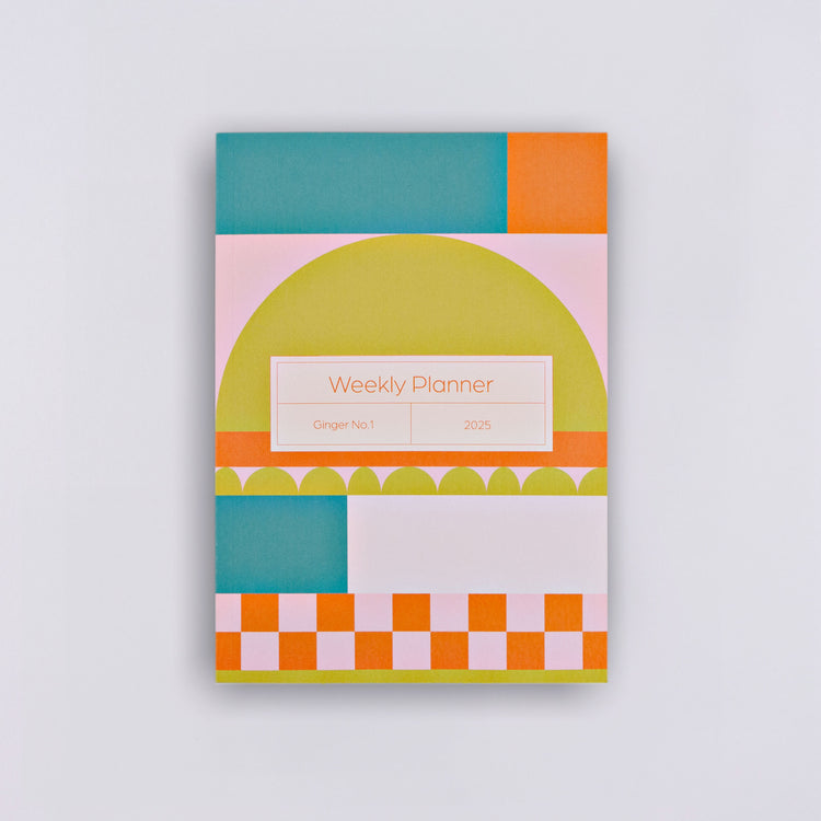 Ginger 2025 Dated Weekly Planner Book