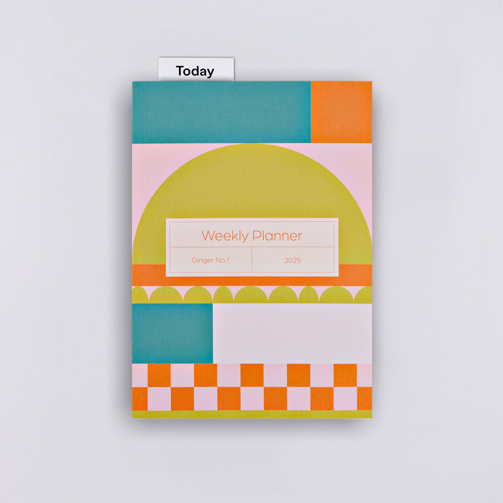 Ginger 2025 Dated Weekly Planner Book