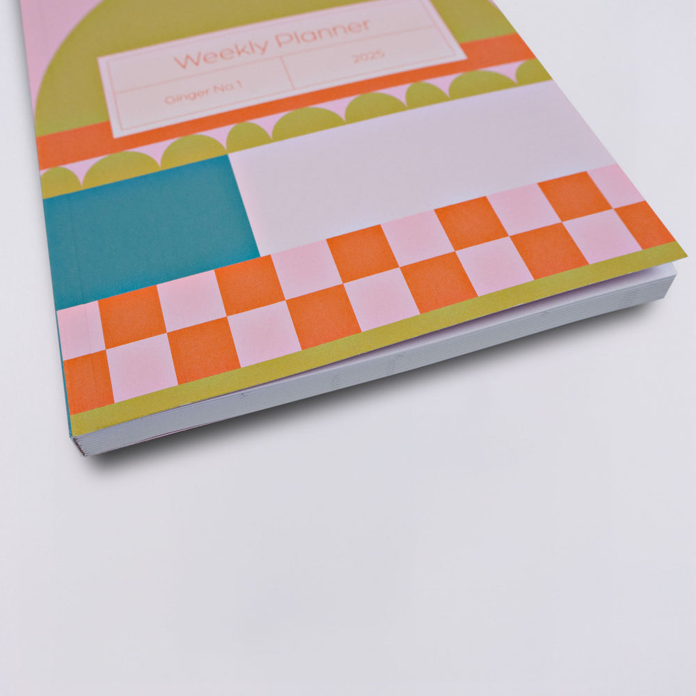 Ginger 2025 Dated Weekly Planner Book