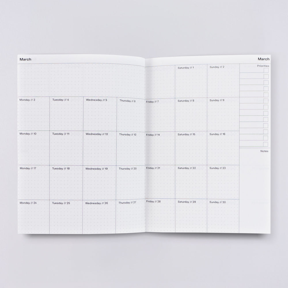 Ginger 2025 Dated Weekly Planner Book