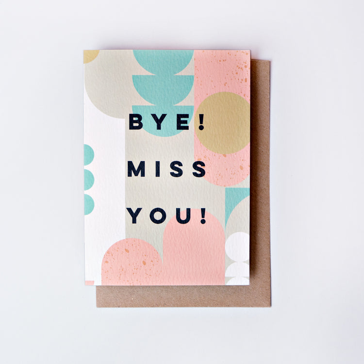 goodbye cards handmade